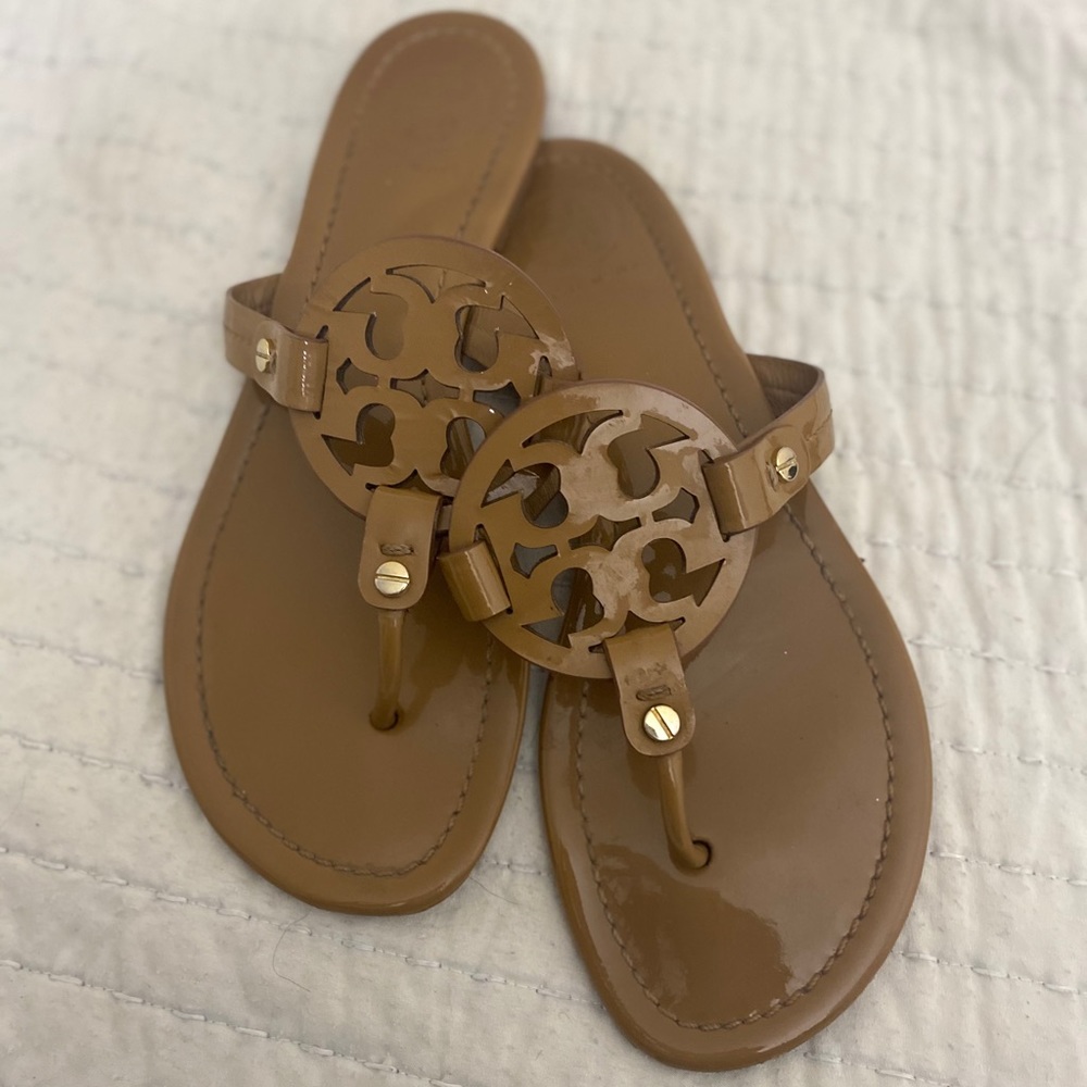 Tory Burch Tan Miller Sandals